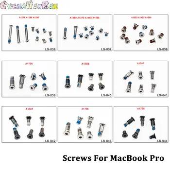 1 комплект Хит продаж, Универсальный Чехол Для компьютера, Нижняя Задняя Крышка, Винты Для MacBook Pro 13 