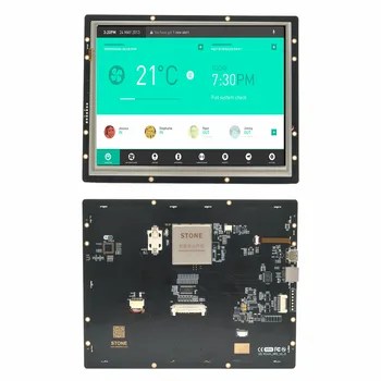 10,4-дюймовый TFT-ЖК-монитор промышленной серии 10,14 с экраном TFT LCD и 4-проводной сенсорной панелью с сопротивлением, 256 МБ флэш-памяти