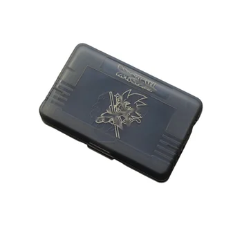 10 штук для кассеты GBA, черный прозрачный пластиковый ящик для хранения, для GBA SP, Черный прозрачный чехол для игровых карт