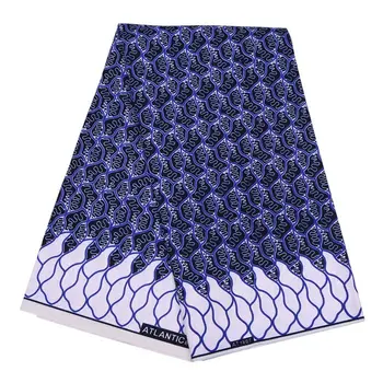100% полиэфирная африканская ткань для платья новейшего дизайна tissu с восковым принтом ткань 6 ярдов Анкара Нигерия восковые принты