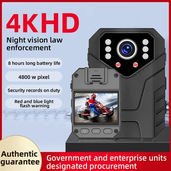 1080P HD Мини-Камера для Тела, 2-Дюймовый IPS Сенсорный Экран Ночного Видения, Регистратор правоохранительных Органов, Портативная Полицейская Камера для Тела, Мини-Камера для Тела