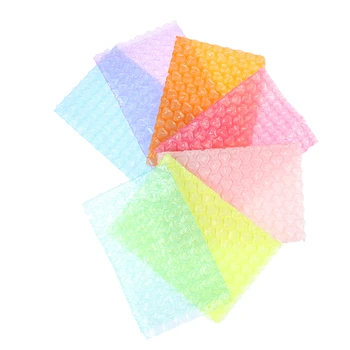 10шт Разноцветных мешков с пузырями в форме сердца 15 * 10 см, Пенопластовая обертка для экспресс-упаковки, Почтовые пакеты, мягкие сумки, Противоударная Оптовая продажа