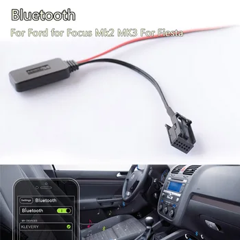 12 В 12Pin Задний порт Автомобильный Bluetooth адаптер Беспроводной аудио стерео Aux кабель для Ford для Focus Mk2 MK3 для Fiesta