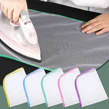 2 Размера Высокотемпературная гладильная прокладка Бытовая Сетчатая ткань Гладильная доска Защитная изоляция От прижимающих прокладок