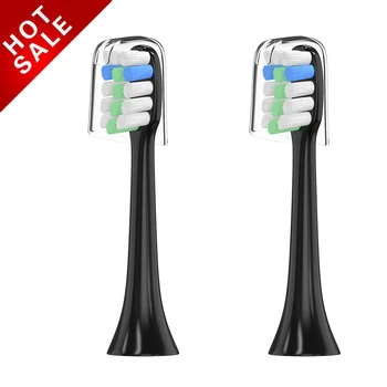 2 шт. Головка Зубной щетки с колпачком Для Xiaomi SOOCAS/SOOCARE X1 Для SOOCAS Xiaomi Mijia SOOCARE X3 Электрическая Головка Зубной Щетки