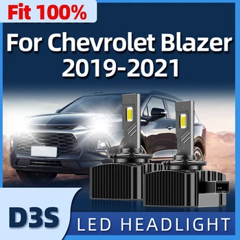 2 шт. Светодиодная лампа 40000Lm D3S 110 Вт 6000 К Автомобильная ксеноновая лампа Подходит Для Chevrolet Blazer 2019 2020 2021