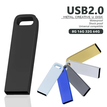 2022 Новый USB флэш-накопитель различного цвета usb pendrive 2,0 64 гб 32 ГБ 4 ГБ usb memoria stick u диск с пользовательским логотипом фотография