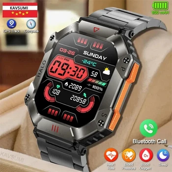 2023 Новые Прочные Военные Смарт-часы Для Мужчин Bluetooth Call с Пользовательским Набором IP67 Водонепроницаемый Компас Спортивные Смарт-Часы Для Android Ios