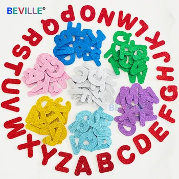 28 шт., 3D буквы английского алфавита, пенопластовые самоклеящиеся наклейки EVA, товары для детского сада, игрушки для раннего развития детей