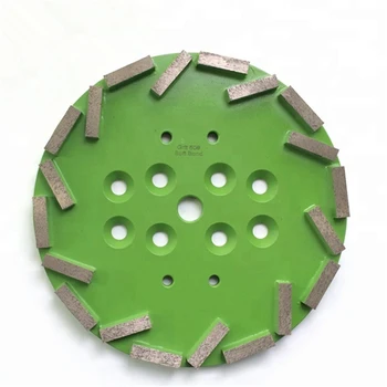 3 ШТ. Алмазный абразивный шлифовальный диск - 10-дюймовые пластины для полировки с 20 сегментами для бетонных полов и терраццо