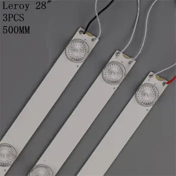 3 шт./лот, светодиодная подсветка LED28C310A для экрана JS-LB-D-JP2820-061/051DBAD 17 ламп D28-F2000