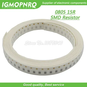 300шт 0805 SMD резистор 15 Ом Чип-резистор 1/8 Вт 15R Ом 0805-15R
