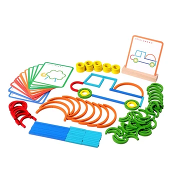 3D головоломка в форме дерева, игрушка-головоломка для детей, радуга-геометрическая головоломка, игрушка для мелкой моторики, игрушка в подарок для детского сада