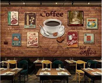 3d обои для стен в рулонах рисованные вручную винтажные кофейные домашний декор в гостиной пользовательские 3D фотообои на стену
