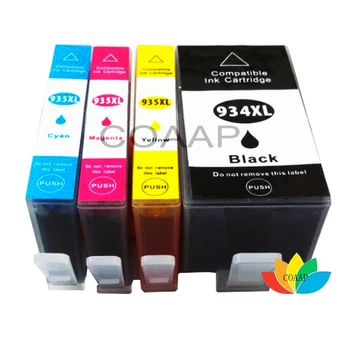 4 Совместимых чернильных картриджа HP 934XL Black & 935XL Color для принтера OfficeJet Pro 6230 6830 6835