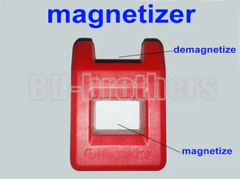 40 мм Красочные мини-инструменты для намагничивания/размагничивания для отвертки 100 шт./лот