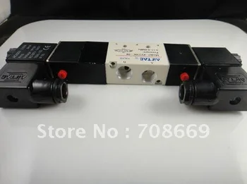4V230-08C 5Ports3Position Двойной Электромагнитный пневматический воздушный клапан 1/4 