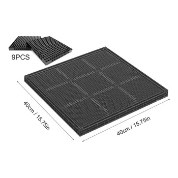 50x50 точек, черная внешняя рамка для 48x48 пиксельной художественной мозаики, наборы 