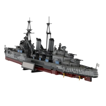 5557 Шт. MOC WW2 Военный Корабль HMS Belfast Ремонтный Крейсер Большое Военное Оружие Набор Строительных Блоков DIY Игрушки для Детей Рождественские Подарки