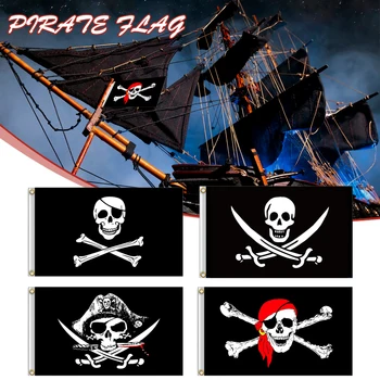 60x90 см Джек Рэкхем Пират Лоран Драпо Клипарт Кость Эдвард Англия Повязка на Голову со Скрещенными Костями Пиратские Флаги и Баннеры