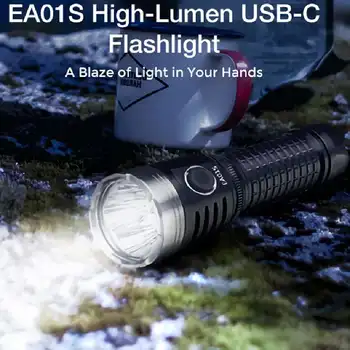 Astrolux EA01S 4 * XHP50.2 Светодиодных фонарика 11000ЛМ, мощный ультра яркий светодиодный фонарь дальнего действия 400 М, Перезаряжаемый тактический фонарик