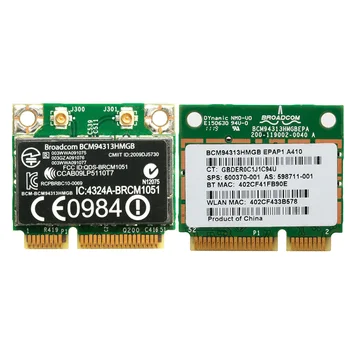 BCM94313HMGB 802.11n 150 Мбит/с Двухдиапазонная половина мини PCIe Беспроводная WiFi карта BT 3.0 Прямая поставка