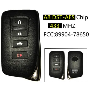 CN052002 4 Кнопки Smart Remote Key 433 МГц Для Lexus LX460 LX570 NX200 NX300 С чипом BG1EK P1 A8 DST-AES FCCID 89904-78650