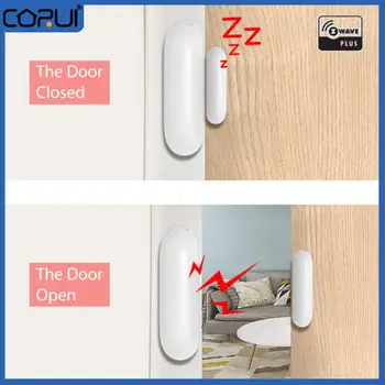 CORUI Z-wave Дверной датчик окна ЕС 868,4 МГц Мгновенное оповещение Магнитный замок Детектор открытия /закрытия двери Датчик безопасности окна