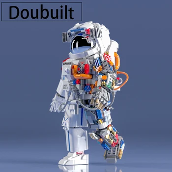 Doubuilt Астронавт Строительный блок MOC Модель Космонавта Рождественский подарок Детские развивающие игрушки Кирпичи Модная технология Коллекционная