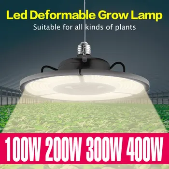 E27 Полный Спектр Фитолампы E26 Светодиодные Лампы для выращивания растений 100 Вт 200 Вт 300 Вт 400 Вт Теплица Гидропоника Лампа Для Выращивания Палатки Лампы 2835
