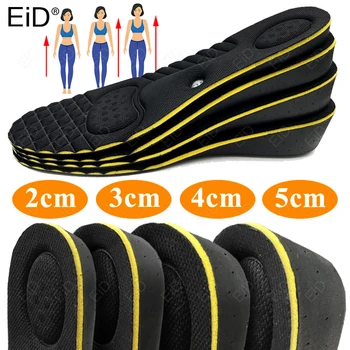 EiD 2-5 см Невидимые магнитные Стельки, увеличивающие Рост, Массажная обувь с эффектом памяти, подушечки на подошве, Дышащий уход за ногами, Мужчины, Женщины