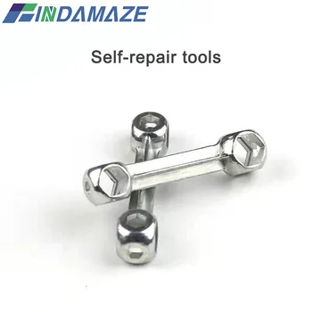 FINDAMAZE 10 в 1 Мини Портативный шестигранный ключ, набор инструментов для ремонта велосипедов, Динамометрический ключ с двойным концом, 6-угловое отверстие, многофункциональный инструмент