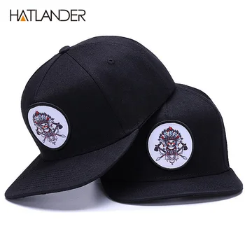 HATLANDER Оригинальная бейсболка bone snapback в стиле хип-хоп, шляпы для мужчин и женщин, солнцезащитная кепка gorras, высококачественная приталенная бейсболка с плоским козырьком
