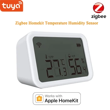 HomeKit и Tuya ZigBee с датчиком температуры и влажности с интеллектуальным дисплеем