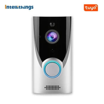 Intellithings Tuya WiFi Smart Video Дверной Звонок Камера Инфракрасного Ночного Видения Дистанционный Захват Умный Дом Безопасность Монитор реального Времени