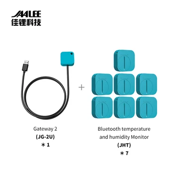 JAALEE JHT Водостойкий Термометр/Гигрометр для измерения температуры в помещении/на открытом воздухе/Влажности/Точки росы/VPD Smart Sensor Logger Экспорт