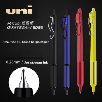 Japan UNI JETSTREAM EDGE Ультратонкая Шариковая ручка SXN-1003 Фирменная Гелевая Ручка с низкой Гравитацией 0,28 мм, Милые Канцелярские ручки для Письма