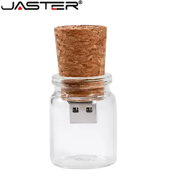 JASTER USB 2.0 Стильная креативная бутылка для дрифта + пробка USB флэш-накопитель 4 ГБ 8 ГБ 16 ГБ 32 ГБ 64 ГБ флешка для хранения фотографий