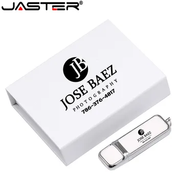 JASTER Изготовленный на заказ логотип цветная печать кожа usb 2.0 карты памяти флэш-накопитель pen drive 64GB 32GB 16GB 8GB 4GB фирменный подарок