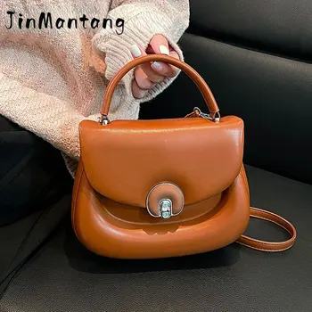 JinMantang Трендовые Маленькие сумки через плечо для женщин 2023, Роскошные Брендовые Дизайнерские Женские сумки и кошельки из искусственной кожи, Kawaii Totes