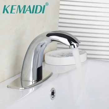 KEMAIDI Современный Роскошный Автоматический Смеситель Sense для Кухни, ванной комнаты, экономящий воду, электрический датчик, Смеситель для воды