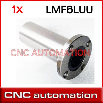 LMF6LUU на 6 мм удлиняет линейный подшипник с круглым фланцем 6x12x35 мм для направляющей 6 мм