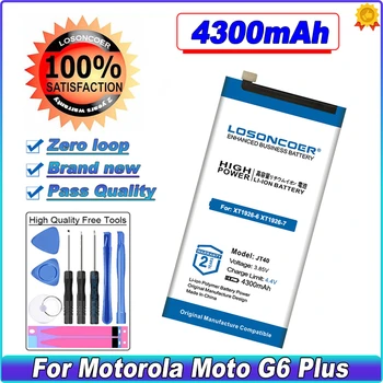 LOSONCOER JT40 4300 мАч Батарея Для Motorola Moto G6 Plus XT1926-6 XT1926-7 XT1926 XT1926-5 XT1926-8 Батарей
