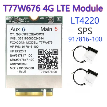 lt4220 X12 LTE T77W676 917817-100 4G WWAN M.2 450 Мбит/с LTE-модем Для HP Elite X21013 G3 EliteBook X360 1030 G3
