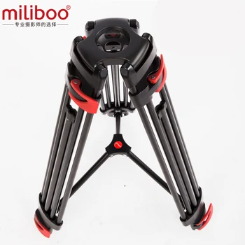 miliboo MTT602A Профессиональный Портативный Алюминиевый Штатив для Камеры с Жидкой Головкой для Видеокамеры/DSLR Стенд Видео Штатив 76 см 193 см