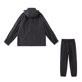 NIGO Куртка с капюшоном на молнии, Стрейчевые Повседневные брюки, комплект Костюма #nigo94415