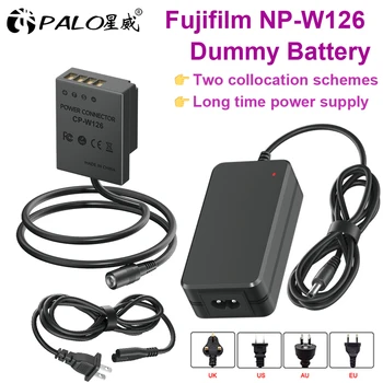 NP-W126 NP W126S Фиктивный Аккумулятор CP-W126 Адаптер питания переменного тока для Fujifilm Fuji X-Pro1 X100F XPRO1 X-A1 HS50EXR XT1 XT2 HS30EXR