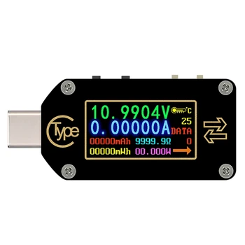 Rd Tc66 Type-C Pd триггер USB вольтметр амперметр напряжение 2-полосный измеритель тока мультиметр Pd зарядное устройство USB-тестер1