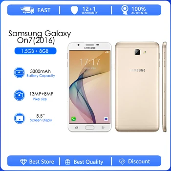 Samsung Galaxy On7 (2016) Восстановленный-разблокированный 2 Sim G6100 5,5 