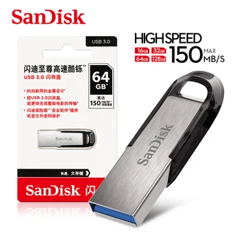 SanDisk CZ73 USB 3,0 Флэш-накопитель 128 ГБ 64 ГБ 32 ГБ Memory Stick Флеш-накопители Flashdisk U Disk memory stick Запоминающее Устройство для ПК